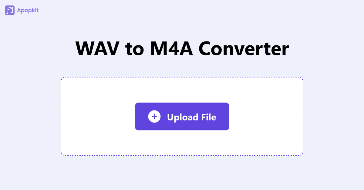 WAV to M4A Converter: Convert WAV to M4A with AI Power